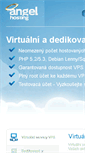 Mobile Screenshot of angel-hosting.cz