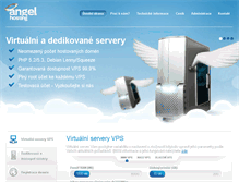 Tablet Screenshot of angel-hosting.cz